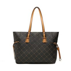 Torebka Puccini. Brązowe shopper bag Puccini, bez wzorów, bez dodatków. Za 309.99 zł.