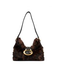 Guess Torebka Camden Mini HWLB93 08720 Brązowy. Brązowe torebki klasyczne Guess, z aplikacjami, z materiału, bez dodatków. Za 584.99 zł.