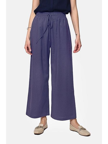 Le Jardin du Lin Lniane spodnie w kolorze niebieskim rozmiar: 34. Niebieskie spodnie materiałowe Le jardin du lin, bez wzorów, ze lnu, klasyczne, z standardowym stanem. Za 92.42 zł.