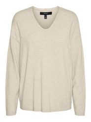 Vero Moda Sweter w kolorze beżowym rozmiar: S. Brązowe swetry Vero Moda, s, bez wzorów, bez ramiączek. Za 52.55 zł.