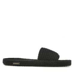 Klapki Bohonomad. Czarne klapki Bohonomad, bez wzorów, bez obcasa, bez zapięcia. Za 279.99 zł.