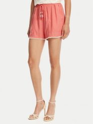 TWINSET Szorty materiałowe 251LM2QGG Koralowy Regular Fit. Pomarańczowe szorty Twinset, bez wzorów, z materiału. Za 679.99 zł.