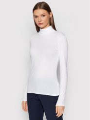 United Colors Of Benetton Golf 3GA2E2224 Biały Slim Fit. Białe swetry United Colors Of Benetton, xs, bez wzorów, z bawełny, bez ramiączek. Za 59.99 zł.