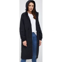 Medicine parka damska kolor czarny przejściowa oversize. Czarne płaszcze MEDICINE, l, bez wzorów, bez kaptura. Za 259.90 zł.