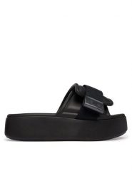 Melissa Klapki Melissa Free Fuzzy Slide Platform Ad 37835 Czarny. Czarne klapki Melissa, bez wzorów, z tworzywa sztucznego, bez obcasa, bez zapięcia. Za 528.99 zł.