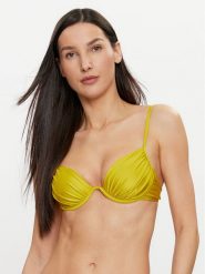 Hunkemöller Góra od bikini Nice 204848 Żółty. Żółte bikini Hunkemöller, bez wzorów, z syntetyku. Za 99.99 zł.
