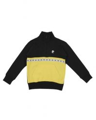 Bluza z zamek błyskawiczny na co dzień na siłownię. Żółte bluzy bez kaptura LEONE 1947 APPAREL, bez wzorów, bez kaptura, na fitness i siłownię. Za 105.21 zł.