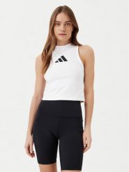 Adidas Top Z.N.E. JX4316 Biały Slim Fit. Białe topy adidas, l, bez wzorów, z syntetyku, bez kołnierzyka, bez ramiączek. Za 109.99 zł.