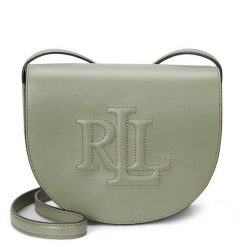 Torebka LAUREN RALPH LAUREN. Zielone listonoszki Lauren Ralph Lauren, bez wzorów, bez dodatków. Za 859.99 zł.