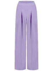 Sublevel Spodnie w kolorze fioletowym rozmiar: M/L. Różowe spodnie materiałowe Sublevel, bez wzorów, z materiału. Za 113.99 zł.