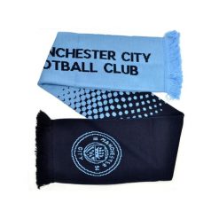 Szalik Manchester City licencjonowany. Niebieskie szaliki i kominy MANCHESTER CITY, bez wzorów, sportowe. Za 109.00 zł.