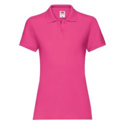 Damska Koszulka Polo Premium Plain. Czerwone t-shirty sportowe fruit of the loom, xs, bez wzorów, bez ramiączek. Za 55.99 zł.