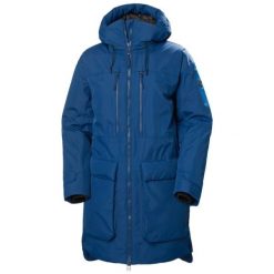 Parka damska Helly Hansen Maud. Niebieskie płaszcze Helly Hansen, na zimę, m, bez wzorów, z polaru, biznesowe, bez kaptura. Za 1,501.50 zł.