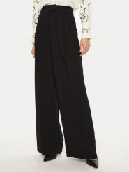 Marella Spodnie palazzo Olinto 2513131053 Czarny Wide Leg. Czarne spodnie materiałowe Marella, bez wzorów, z materiału. Za 649.99 zł.