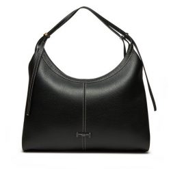 Torebka Gianni Chiarini. Czarne shopper bag Gianni Chiarini, bez wzorów, bez dodatków. Za 879.99 zł.