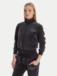 Guess Bluza W6RQ26 KCUF1 Granatowy Regular Fit. Niebieskie bluzy Guess, xxl, z aplikacjami, z syntetyku, bez ramiączek, bez kaptura. Za 389.99 zł.