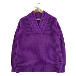 Sweter damski fioletowy. Fioletowe swetry Ralph Lauren, s, bez wzorów, z materiału, sportowe, bez ramiączek. Za 51.08 zł.