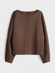 OPUS Bluza w kolorze brązowym rozmiar: 44. Brązowe bluzy Opus, bez wzorów, bez kaptura. Za 145.94 zł.