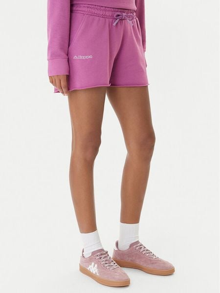 Kappa Szorty sportowe Fefra 351K2RW Fioletowy Regular Fit. Fioletowe szorty sportowe Kappa, bez wzorów, z bawełny. Za 99.99 zł.