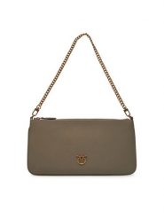 PINKO Torebka Horizontal Flat PE 25 PCPL 102747 A0F1 Szary. Szare torebki klasyczne Pinko, bez wzorów, ze skóry, bez dodatków. Za 659.99 zł.