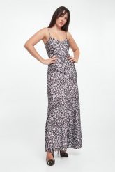 Sukienka maxi w panterkowy wzór Delci JOOP!. Sukienki Joop!, xxs, bez wzorów, bez kołnierzyka, bez ramiączek, maxi. Za 1,119.00 zł.