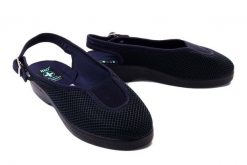 ADANEX BIL30VD BIO 22885 GR/CZ, sandały damskie. Niebieskie sandały Adanex, bez wzorów, bez obcasa, bez zapięcia. Za 101.90 zł.