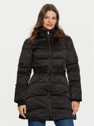 Guess Kurtka puchowa Seline W4BL58 WGL72 Czarny Regular Fit. Czarne kurtki Guess, s, z aplikacjami, z puchu, bez kaptura. Za 529.99 zł.