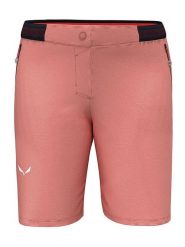Salewa Szorty funkcyjne w kolorze jasnoróżowo-czarnym rozmiar: 36. Czarne szorty sportowe Salewa, bez wzorów, z materiału, z podwyższonym stanem, outdoorowe. Za 144.92 zł.