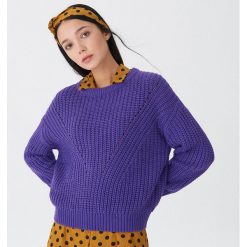 Sweter - Fioletowy. Swetry marki INESIS. W wyprzedaży za 59.99 zł.