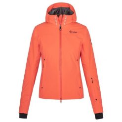 Kurtka narciarska damska Kilpi CORTINI-W. Brązowe kurtki narciarskie Kilpi, s, bez wzorów, z materiału, z kapturem, narciarskie, Dermizax. Za 829.50 zł.
