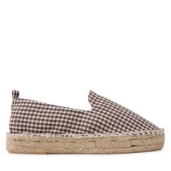 Espadryle Jenny Fairy. Brązowe espadryle Jenny Fairy, bez wzorów, bez obcasa. Za 129.99 zł.
