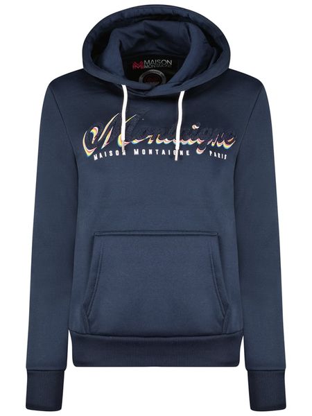 Maison Montaigne Bluza "Folimai" w kolorze granatowym rozmiar: L. Niebieskie bluzy Maison Montaigne, l, bez wzorów, bez ramiączek, z kapturem. Za 91.77 zł.