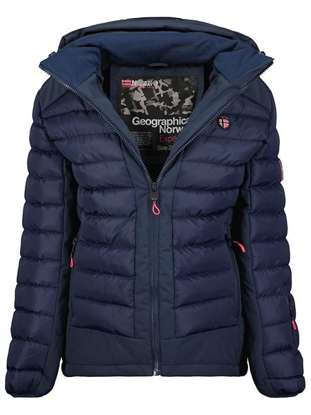 Canadian Peak Kurtka pikowana "Aurelieneak" w kolorze granatowym rozmiar: M. Niebieskie kurtki Canadian Peak, m, z aplikacjami, bez kaptura. Za 231.68 zł.