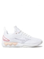 Mizuno Buty halowe Wave Luminous 3 V1GC2420 Biały. Białe buty treningowe Mizuno, bez wzorów, ze skóry, bez zapięcia. Za 429.99 zł.