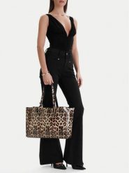 Eva Minge Torebka EO-ARIA-LDA8637 Beżowy. Brązowe torebki klasyczne Eva Minge, bez wzorów, z materiału, bez dodatków. Za 279.99 zł.