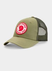 Czapka z daszkiem Fjallraven 1960 Logo Langtradarkeps. Zielone czapki z daszkiem Fjällräven, na lato, bez wzorów, z bawełny, eleganckie. Za 218.25 zł.