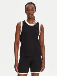 Liu Jo Sport Top TA5092 MS022 Czarny Regular Fit. Czarne topy sportowe Liu Jo Sport, xs, bez wzorów, z syntetyku. Za 312.99 zł.