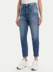Tommy Jeans Jeansy DW0DW20578 Niebieski Mom Fit. Niebieskie jeansy Tommy Jeans, bez wzorów, z bawełny. Za 479.99 zł.