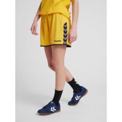 Szorty damskie Hummel hmlautentyczne Poly. Brązowe szorty Hummel, bez wzorów, sportowe. Za 140.00 zł.