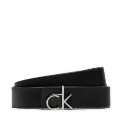 Pasek Damski Calvin Klein. Czarne paski Calvin Klein, bez wzorów. Za 159.99 zł.