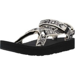 Sandały TEVA W MIDFORM UNIVER Czarny. Czarne sandały Teva, bez wzorów, z tkaniny, bez obcasa, bez zapięcia. Za 262.99 zł.