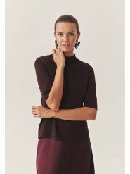 TATUUM Sweter "Lulu" w kolorze fioletowym rozmiar: L. Różowe swetry Tatuum, l, bez wzorów, bez ramiączek. Za 79.40 zł.