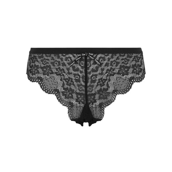 Stringi damskie Freya Fancies. Czarne stringi FREYA ACTIVE, bez wzorów, z koronki. Za 150.50 zł.