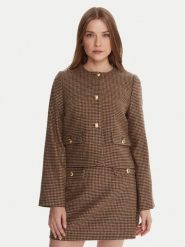 Barbour Marynarka LTA0126BR51 Brązowy Regular Fit. Brązowe marynarki i żakiety Barbour, bez wzorów, z wełny, bez ramiączek. Za 1,499.00 zł.