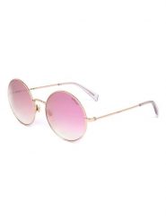 Levi's Damskie okulary przeciwsłoneczne w kolorze złoto-jasnoróżowym rozmiar: 55. Różowe okulary przeciwsłoneczne Levi's, bez wzorów, z tworzywa sztucznego, metalowe. Za 184.95 zł.