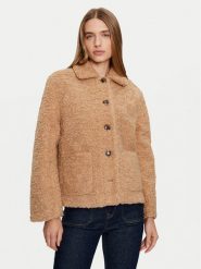 United Colors Of Benetton Kurtka przejściowa 25QFDN068 Beżowy Regular Fit. Brązowe kurtki United Colors Of Benetton, bez wzorów, z syntetyku, bez kaptura. Za 339.99 zł.