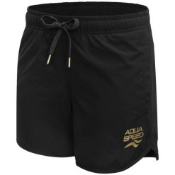Szorty pływackie damskie Aqua Speed Lexi. Czarne bikini Aqua-Speed, bez wzorów, sportowe. Za 59.99 zł.