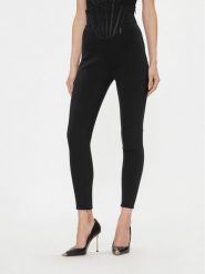 Elisabetta Franchi Spodnie materiałowe PA-036-37E2-V420 Czarny Slim Fit. Czarne spodnie materiałowe Elisabetta Franchi, bez wzorów, z materiału. Za 2,359.00 zł.