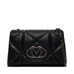 Torebka LOVE MOSCHINO. Czarne torebki klasyczne Love Moschino, bez wzorów, klasyczne, bez dodatków. Za 1,029.00 zł.