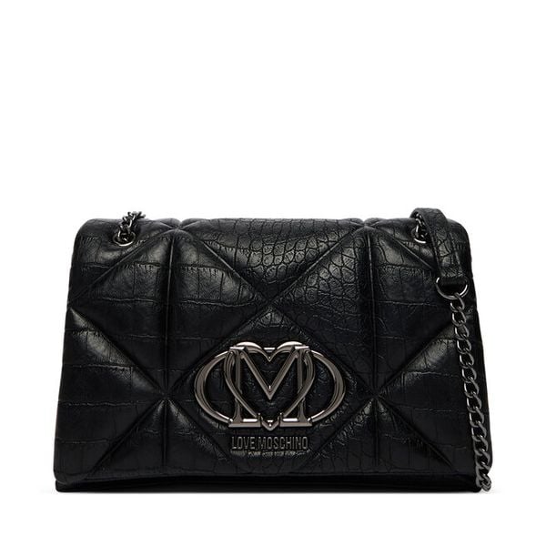 Torebka LOVE MOSCHINO. Czarne listonoszki Love Moschino, bez wzorów, bez dodatków. Za 740.99 zł.